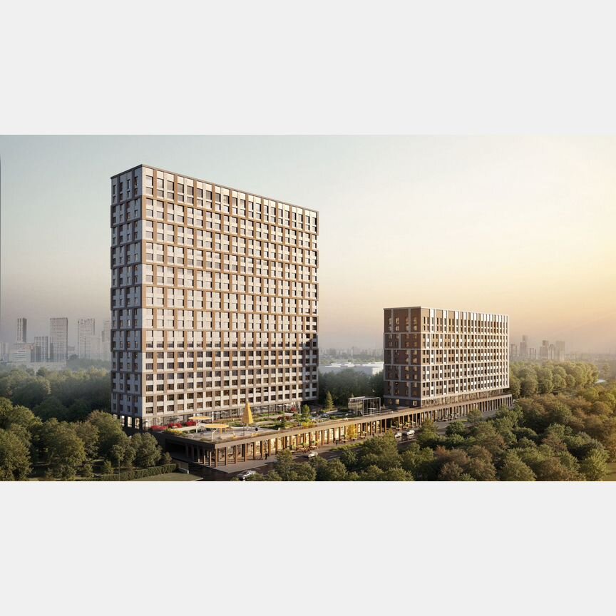 1-к. квартира, 42,8 м², 17/24 эт.