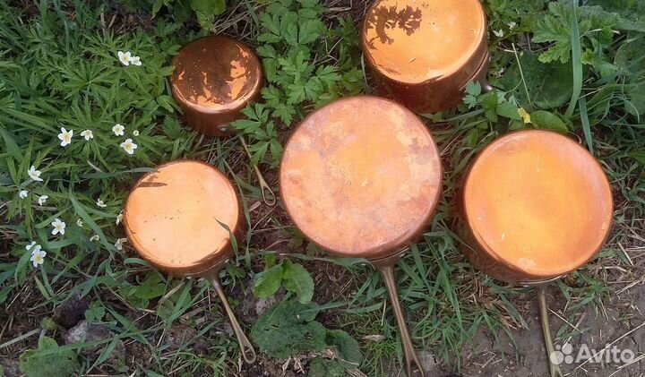 Медные ковши из Франции