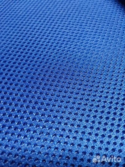 Ткань 3D сетка синяя bush (буш)