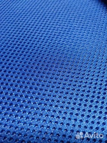 Ткань 3D сетка синяя bush (буш)