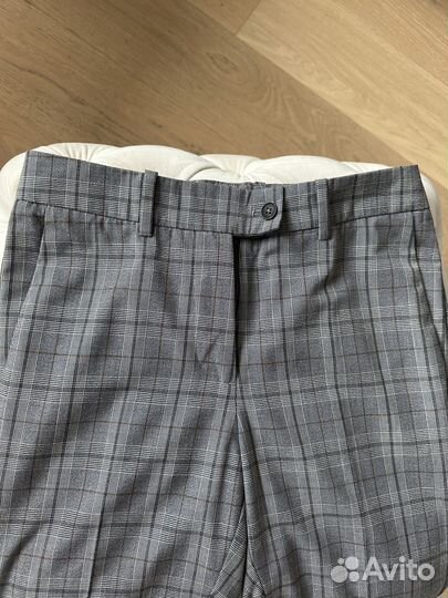 Брюки женские Mezzatorre серые клетка