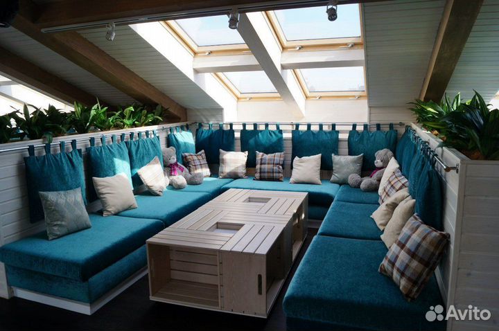 Подушки, матрасы для уличной мебели