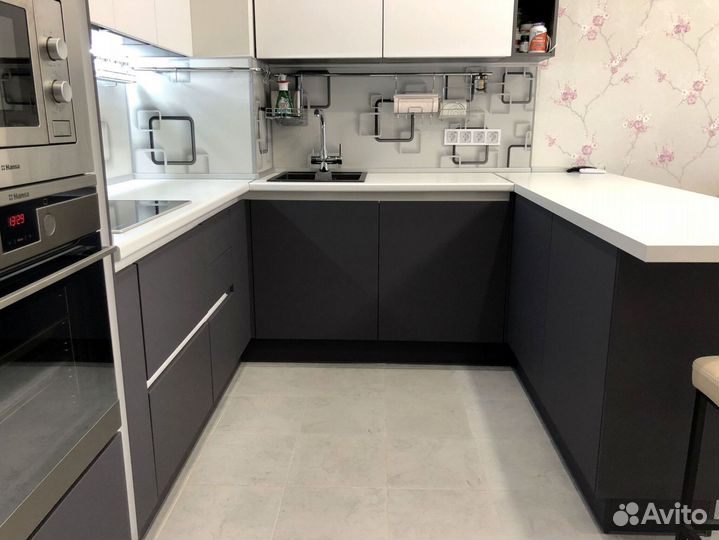 Современная кухня на заказ мдф фасады