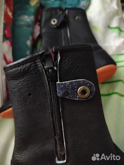 Детские Махси кожаные носки