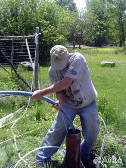 Ремонт скважин на воду, чистка скважин
