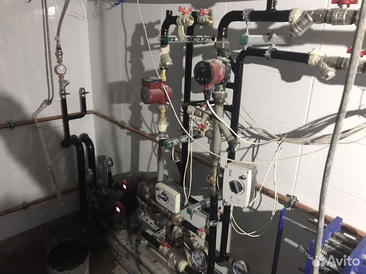 Услуги сантехника, подключение отопления