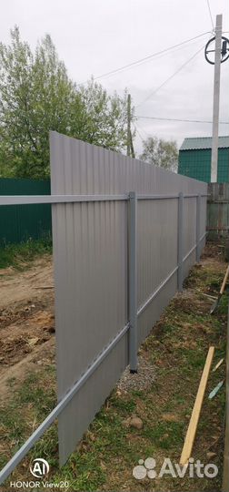 Заборы. изготовление и установка