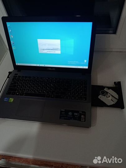 Ноутбук asus core I3