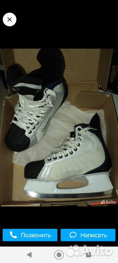 Коньки хоккейные nike v2