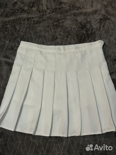 Теннисная юбка белая