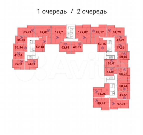 3-к. квартира, 98 м², 7/21 эт.
