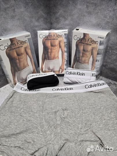 Трусы боксеры Calvin Klein cotton stretch