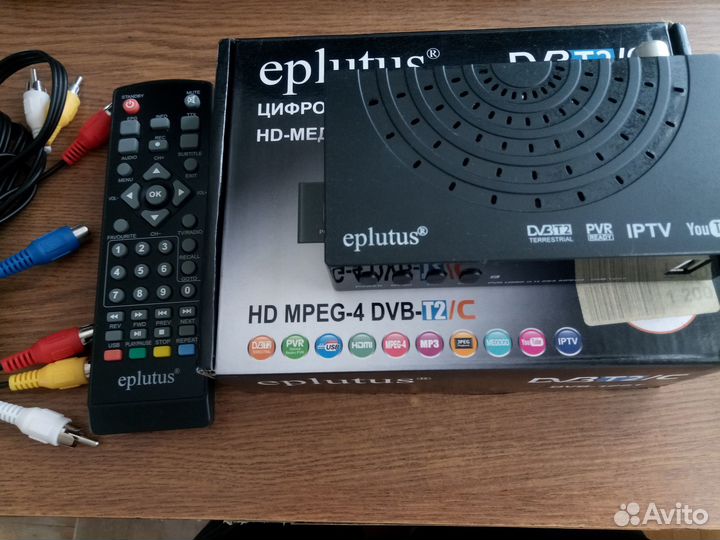 Цифровой TV-тюнер DVB-T2/C Eplutus DVB-125T