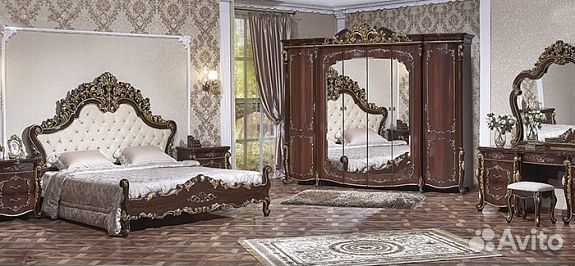 Продаю спальный гарнитур «Венеция» тёмный орех