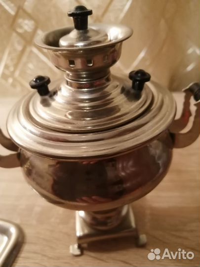 Самовар с подносом Куйбышев