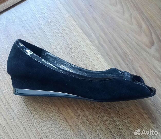 Туфли натуральная замша