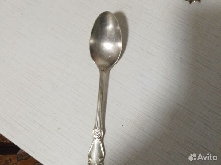 Ложка и вилка из мельхиора СССР