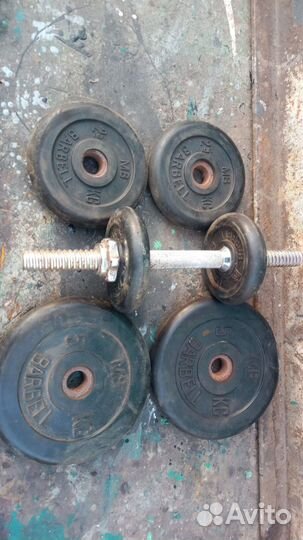 Гантели разборные