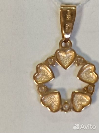 Золотая подвеска