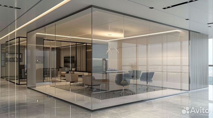 Перегородка из стекла с гарантией