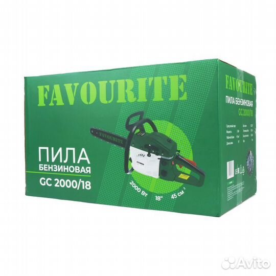 Проф. бензопила с декомпрессором Favourite GC 2000