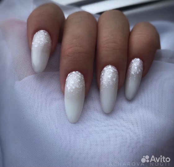Маникюр наращивание ногтей