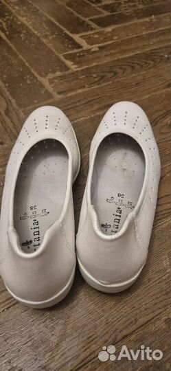 Туфли женские 38 размер натуральная кожа серебро