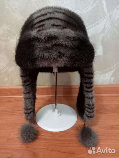 Шапка норковая женская
