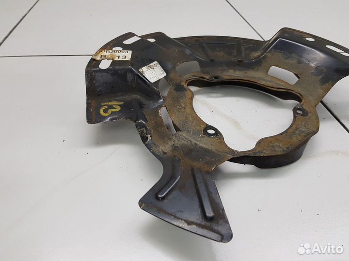 Кожух переднего левого тормозного диска