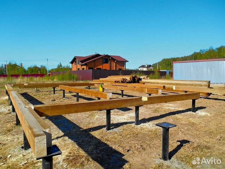 Сваи винтовые 76/3000 с установкой