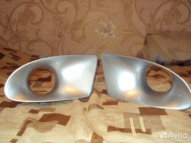 Вставки на бампер под противотуманки