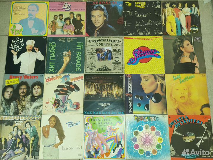 Пластинки импортные сборники 