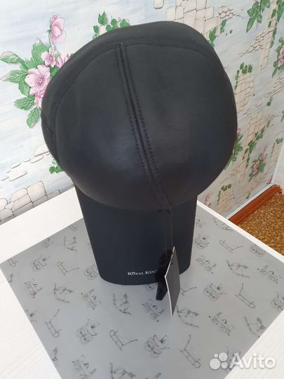 Мужская зимняя шапка, р.57,натур.кожа и мех