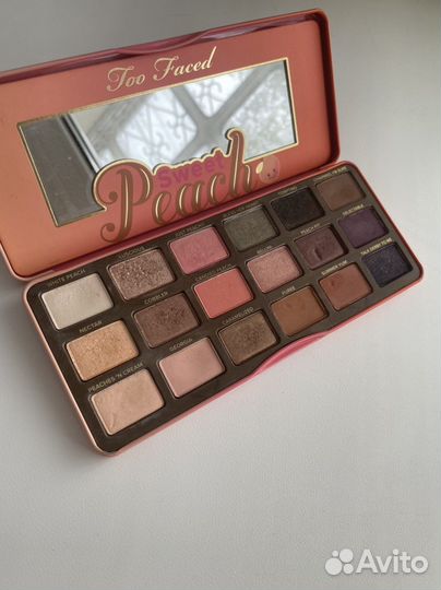 Палетка теней Too Faced Peach оригинал