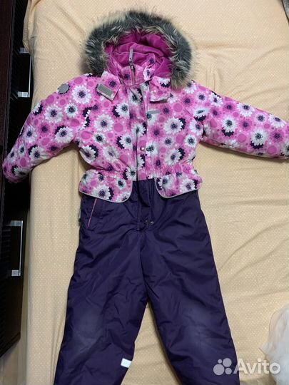 Зимний комбинезон для девочки 122 128