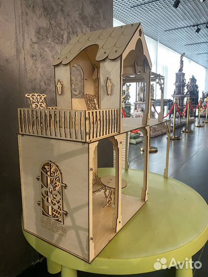 Кукольный домик для барби с мебелью