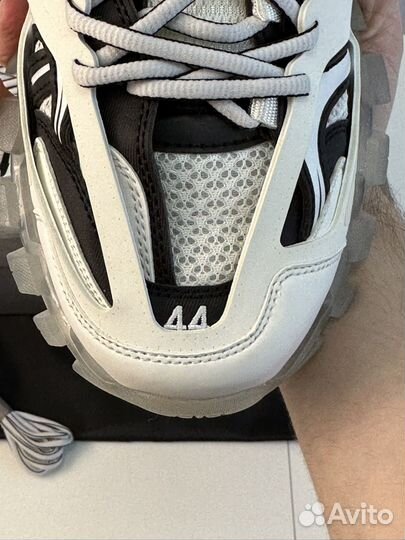 Balenciaga Track1 Black/White Clear Sole 11US