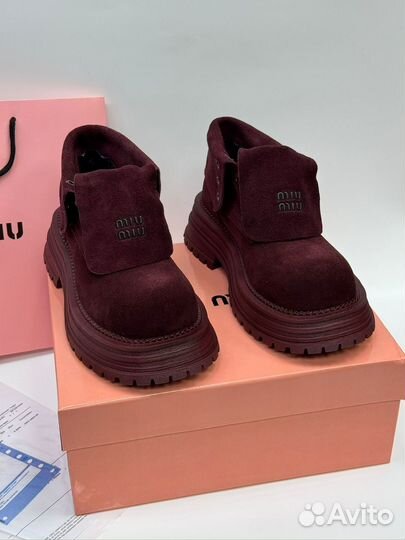 Miu Miu ботинки зимние