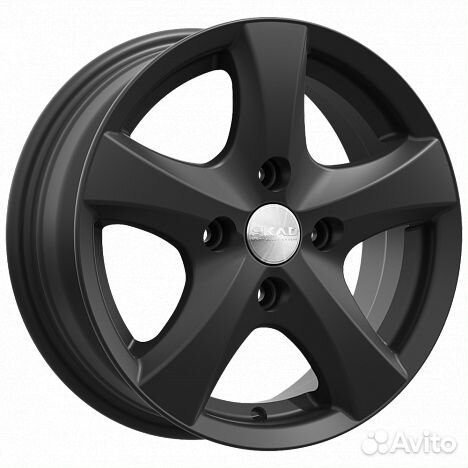 R14 4x98 5,5J ET35 D58,6 Скад Уран2 черный бархат