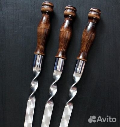 Шампур, шампур-вилка, люля