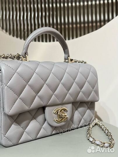 Сумка Chanel под заказ Top Handle 20 серая