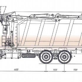 Шасси Howo T5G с КМУ РМЗ, 2024