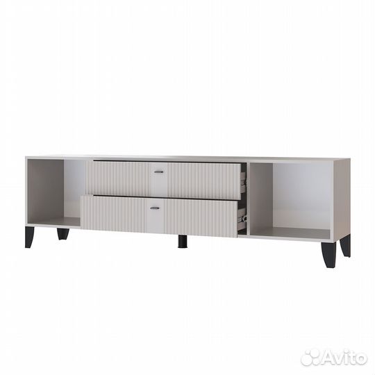 Тумба под телевизор Парус 10 кашемир/ Сантьяго