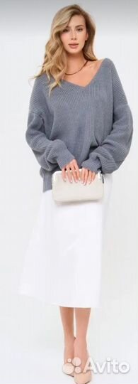 Пуловер женский оверсайз (42-48)