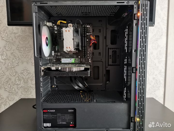 Игровой Ryzen 2500x/ GTX1650/ 16 Gb DDR4 / 480 SSD