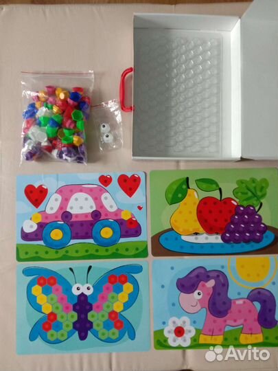 Мозаика для самых маленьких Baby Toys 107 деталей