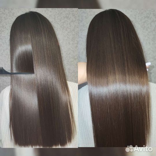 Кератиновое выпрямление волос на дому