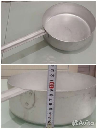 Алюминиевый ковш сотейник на 4 литра СССР