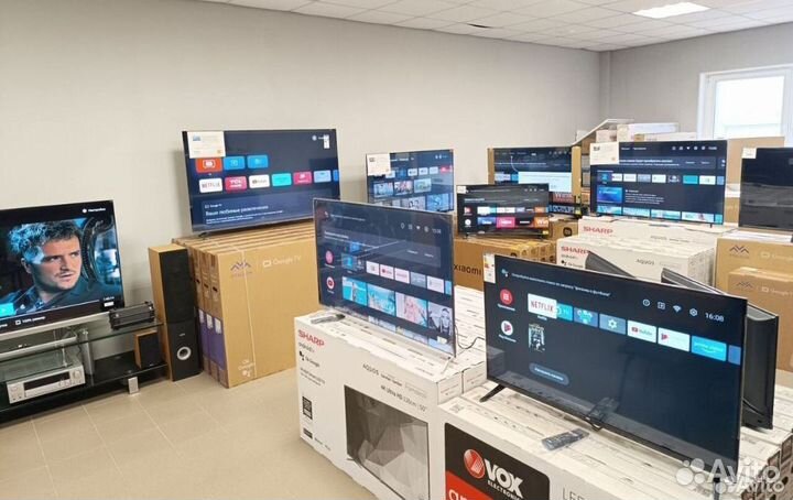 Телевизор 55 диагональ SMART TV новый