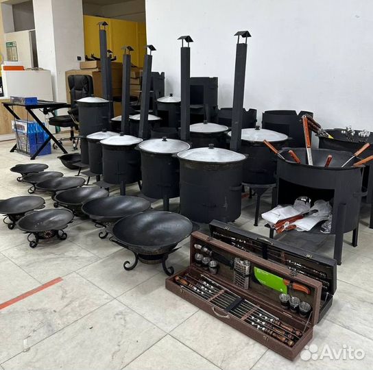 Чугунный садж крышка сковородка